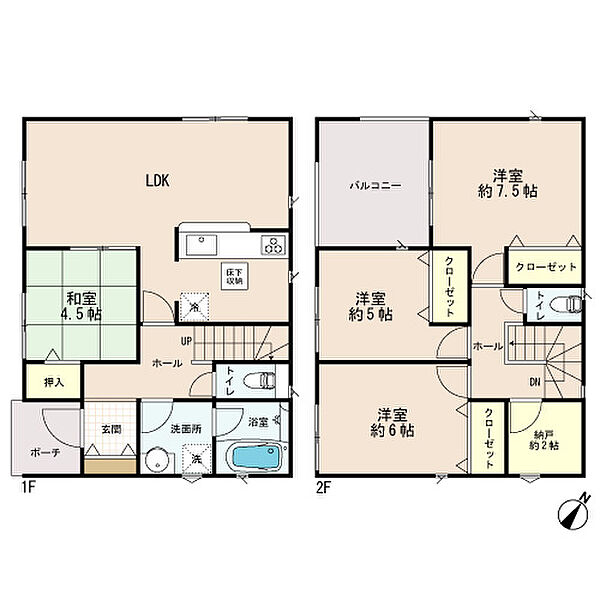 間取りを拡大表示