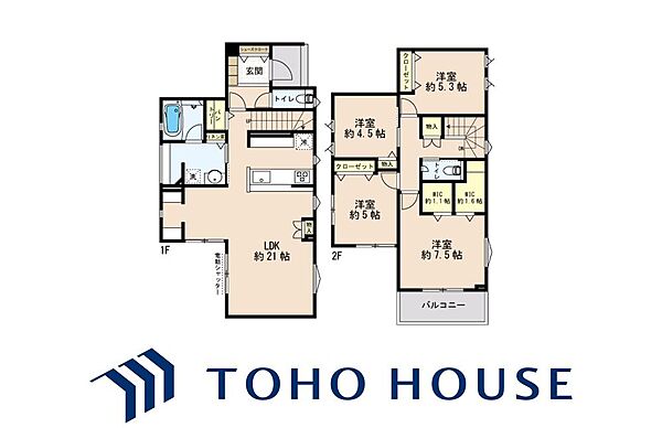 間取りを拡大表示
