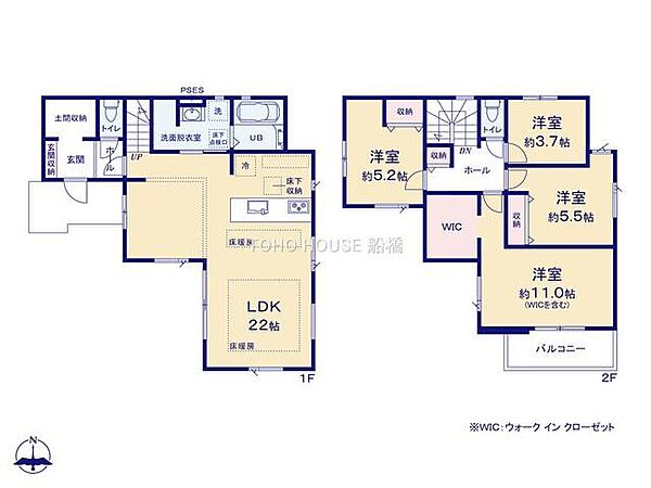 間取りを拡大表示