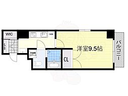 テラスジョージタウン 1Kの間取図画像