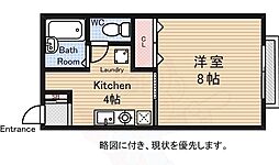 リバーハイツ 1階/-