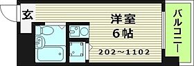 大阪府大阪市都島区都島北通２丁目（賃貸マンション1R・5階・16.08㎡） その2