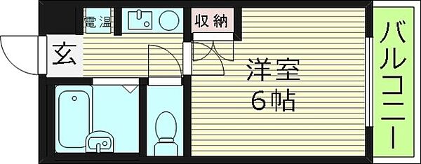 エムロード蒲生 ｜大阪府大阪市城東区今福西３丁目(賃貸マンション1K・6階・18.00㎡)の写真 その2