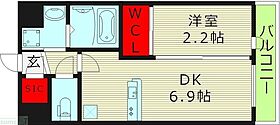 大阪府大阪市淀川区十三本町２丁目4-14（賃貸マンション1DK・8階・25.44㎡） その2