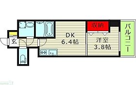 大阪府大阪市城東区永田１丁目（賃貸マンション1DK・8階・26.88㎡） その2