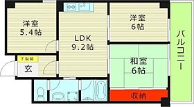 大阪府大阪市城東区古市３丁目（賃貸マンション2LDK・1階・58.69㎡） その2