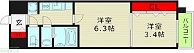 大阪府大阪市淀川区加島３丁目（賃貸アパート2K・5階・30.00㎡） その2