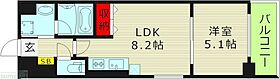 大阪府大阪市東成区中本３丁目（賃貸マンション1LDK・7階・33.02㎡） その1