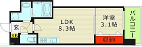 大阪府大阪市都島区都島本通３丁目（賃貸マンション1LDK・8階・29.00㎡） その2