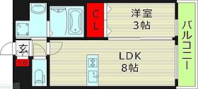 大阪府東大阪市足代北１丁目（賃貸マンション1LDK・15階・28.04㎡） その1