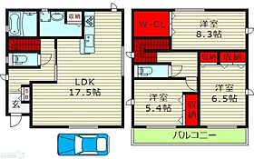 大阪府大阪市旭区森小路２丁目（賃貸タウンハウス3LDK・1階・95.58㎡） その2