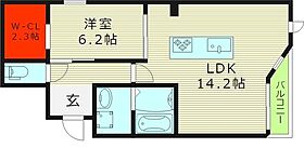 大阪府大阪市旭区森小路１丁目（賃貸アパート1LDK・2階・50.83㎡） その2