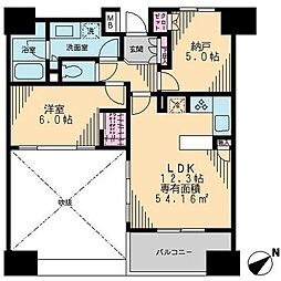 スカイグランデ船橋宮本 7階1SLDKの間取り