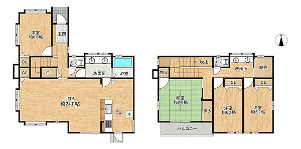 間取りを拡大表示