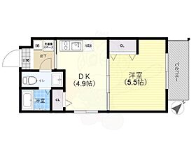 東京都墨田区東墨田２丁目（賃貸マンション1DK・5階・25.38㎡） その2