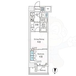 フロンティアレジデンス錦糸公園 2階/-