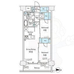 フロンティアレジデンス錦糸公園 4階/-