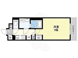ラフィスタ墨田5丁目 5階1Kの間取り