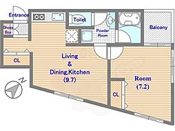 エルハイツ第9テラジマ 3階