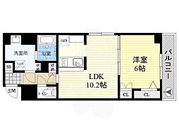 プレール・ドゥーク錦糸町5 1LDKの間取図画像