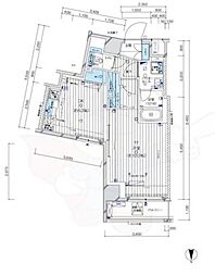 メインステージ八広 1DKの間取図画像