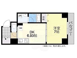CREATIF押上 1DKの間取図画像