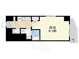 SHOKENレジデンス東京八広 1Kの間取図画像