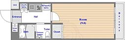 COMFORIA墨田立花 1Kの間取図画像