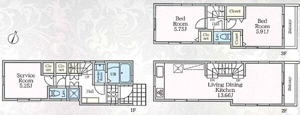 間取りを拡大表示