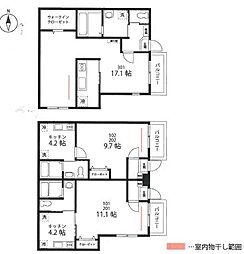 QUIET CRAB HOUSE mix HANEDA(仮) 1DKの間取図画像