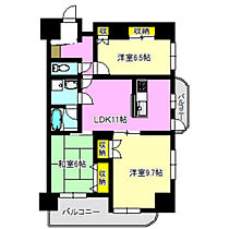 セントラルヒルズ高崎　510 510 ｜ 群馬県高崎市新田町（賃貸マンション3LDK・5階・75.83㎡） その2