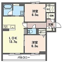 グレイスジャスティ 303 ｜ 群馬県高崎市飯塚町（賃貸マンション2LDK・3階・62.75㎡） その2