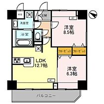 グラン・ルポ高崎 1207 ｜ 群馬県高崎市新田町（賃貸マンション2LDK・12階・60.07㎡） その2