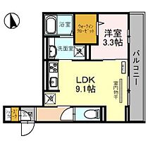 ラルジュ飯塚 205 ｜ 群馬県高崎市飯塚町（賃貸アパート1LDK・2階・34.47㎡） その2