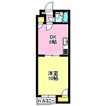 クオリティハイツ北村 307 ｜ 群馬県高崎市緑町1丁目（賃貸マンション1DK・3階・33.00㎡） その2