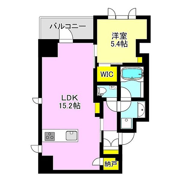 クレアシオンあら町 1201｜群馬県高崎市あら町(賃貸マンション1LDK・12階・49.48㎡)の写真 その2