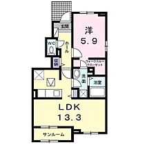 エスタムール 101 ｜ 群馬県高崎市東貝沢町3丁目（賃貸アパート1LDK・1階・51.76㎡） その2