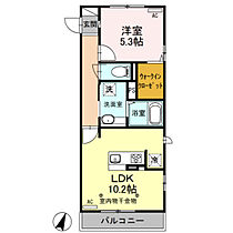 フェニックス 201 ｜ 群馬県高崎市上大類町（賃貸アパート1LDK・2階・41.15㎡） その2