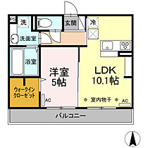 メゾンレジデンス 106 ｜ 群馬県高崎市飯塚町（賃貸アパート1LDK・1階・40.05㎡） その2