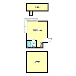 間取図画像 ワンルーム