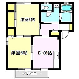 ラ・プリムヴェールB棟 2階/202