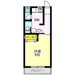 ヴィラ花みずきI 2階