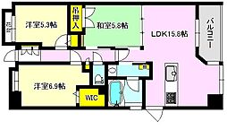 アパガーデンパレス高崎 3LDKの間取図画像