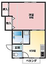 ハイツブルースカイ 205 ｜ 新潟県上越市柿崎区上下浜814（賃貸アパート1DK・2階・33.00㎡） その2