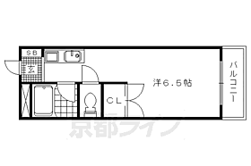 サンピア宇多野 203 ｜ 京都府京都市右京区太秦三尾町（賃貸マンション1R・2階・16.20㎡） その2