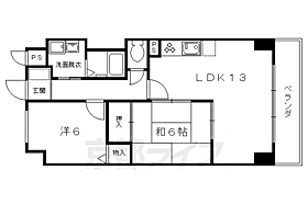 フェアリージャム 202 ｜ 京都府京都市中京区西ノ京馬代町（賃貸マンション2LDK・2階・56.40㎡） その2