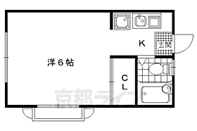 京都府京都市右京区西京極東衣手町（賃貸アパート1K・1階・17.39㎡） その2