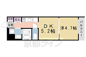 京都府京都市右京区西京極橋詰町（賃貸マンション1DK・1階・30.06㎡） その2