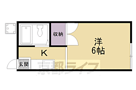 湯浅ハイツ 203 ｜ 京都府京都市右京区嵯峨中山町（賃貸アパート1K・2階・17.96㎡） その2