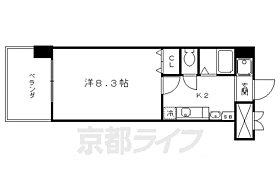 京都府京都市下京区骨屋町（賃貸マンション1K・4階・25.50㎡） その2